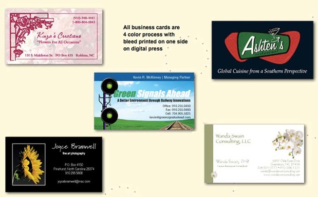 Business Card Printing - Whistle Stop Press